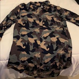 camouflaged blouse